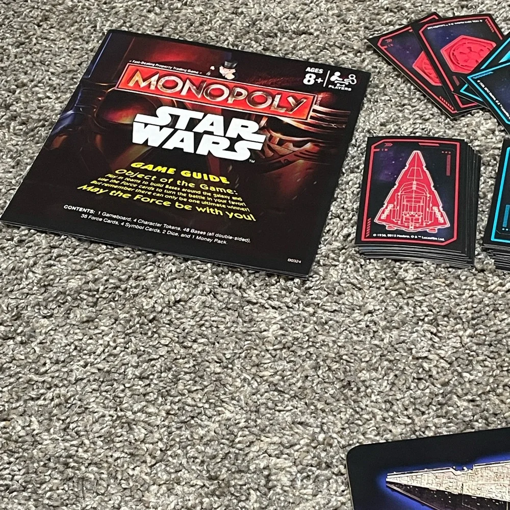 Star Wars Monopoly Age 8+ Star Wars The Force Awakens Edition‎ Disney Hasbro